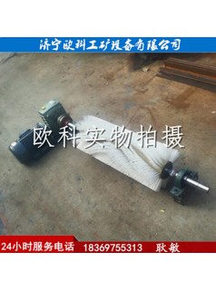 輸送帶皮帶清掃器毛刷輥礦用XQ-I型電動滾刷清掃機
