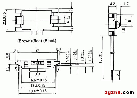 光電傳感器（光學傳感器）OM-5124尺寸規(guī)格