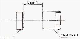 光電傳感器（光學傳感器）ON-171-A8 板子厚度: t=1mm 