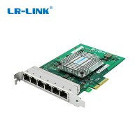 PCIe x4 六電口電口千兆以太網網絡適配器